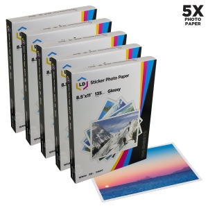 Ld Glossy Inkjet Photo Sticker Paper 8.5X11 / 500 Sheets Total - All