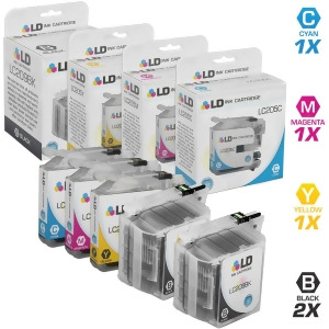 Ld Compatible Brother Lc209 / Lc205 Set of 5 Extra High Yield Cartridges 2 Lc209bk Black 1 Lc205c Cyan 1 Lc205m Magenta and 1 Lc205y Yellow - All