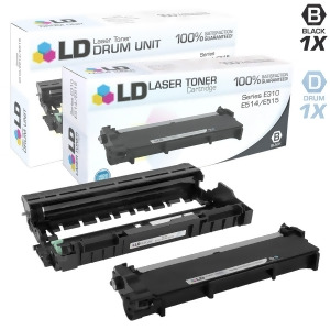 Ld Compatible Dell 593-Bbk Set of 2 Combo Pack 1 593-Bbkd High Yield Black Toner and 1 593-Bbked Drum Unit - All