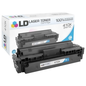 Ld Compatible Replacement for Hp 410X / Cf411x High Yield Cyan Laser Toner Cartridge for Color LaserJet M377dw M477fdw M477fnw - All