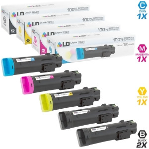 Ld Compatible Dell H625/h825 5Pk Cartridges 2 593-Bbow Black 1 593-Bbox Cyan 1 593-Bboy Magenta and 1 593-Bboz Yellow - All