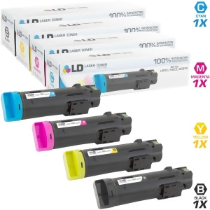 Ld Compatible Dell H625/h825 4Pk Cartridges 1 593-Bbow Black 1 593-Bbox Cyan 1 593-Bboy Magenta and 1 593-Bboz Yellow - All