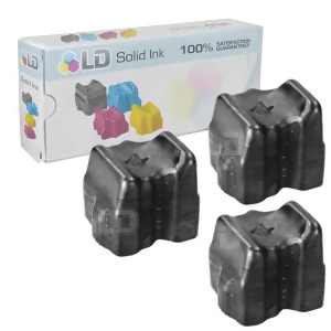 Ld Compatible Replacement for Xerox 108R00726 3 Pack Black Solid Ink ColorStix Cartridges for use in Phaser 8560 8560Dn 8560Mfp 8560N 8560Dx 8560Dt Pr