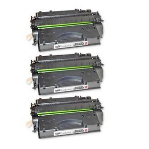 Ld Compatible Replacement Laser Toner Cartridges for Hewlett Packard Hp Ce505x 05X High Yield Black 3 Pack for LaserJet P2055d P2055dn P2055x Printers
