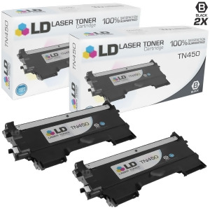 Ld Compatible Brother Tn450 Tn420 Set of 2 Hy Cartridges for Dcp-7060d Dcp-7065dn Hl-2130 Hl-2132 Hl-2220 Hl-2280dw Intellifax 2840 2940 Mfc-7240 Mfc-