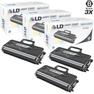 Ld Compatible Brother Tn360 Tn330 Set of 3 Hy Black Cartridges for Dcp-7030 Dcp7-7040 Dcp-7045n Hl-2140 Hl-2150n Hl-2170w Mfc-7320 Mfc-7340 Mfc-7345dn