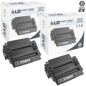 Ld Compatible Replacements for Hewlett Packard Q6511a 11A Set of 2 Black Toner Cartridges for LaserJet 2420 2420d 2420dn 2420n 2430 2430dtn 2430n and 