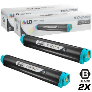 Ld Compatible Replacement for Okidata 43979101 Set of 2 Black Laser Toner Cartridges for Mb460 Mb470 Mb480 Mfp Oki B410 Oki B410dn Oki 460 - All
