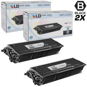 Ld Compatible Brother Tn620 / Tn650 Set of 2 Hy Black Toner Cartridges for Dcp8050dn Dcp8080dn Dcp8085dn Hl5340d Hl5370dw Hl5380dn Mfc8370 Mfc8480dn M