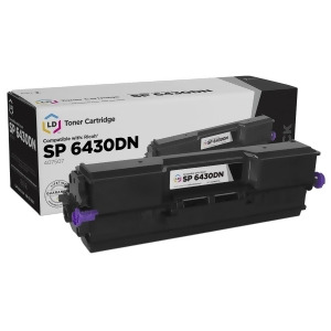 Ld Compatible Ricoh 407507 Black Laser Toner Cartridge for Sp 6430Dn 10 000 Page Yield - All