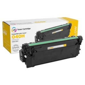Ld Compatible Canon 040H / 0455C001 High-Yield Yellow Toner Cartridge for ImageCLASS LBP712Cdn 10 000 Page Yield - All