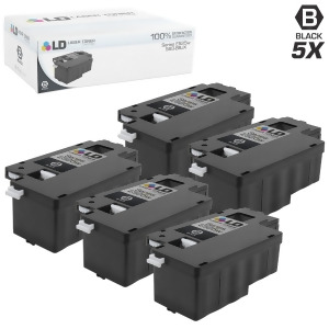 Ld Compatible Dell 593-Bbjx / Dpv4t Pack of 5 Black Laser Toner Cartridges for Dell Multi-Function E525w - All