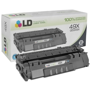 Ld compatible Replacement for Hp Q5949x 49X High Yield Black Laser Toner Cartridge for use in LaserJet 1320 1320N 1320Nw 1320T 1320Tn 3390 3392 - All