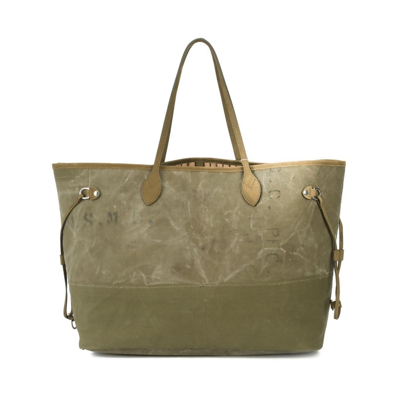 readymade military tent tote bag - green