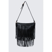 Black Fringe Cross Body Bag Black Fringe Cross Body Bag