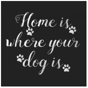 Home Is Where Dog Is Poster Print by Jelena Matic Home Is Where Dog Is Poster Print by Jelena Matic