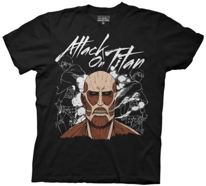 Attack On Titan Dark Titan Group Premium T-Shirt