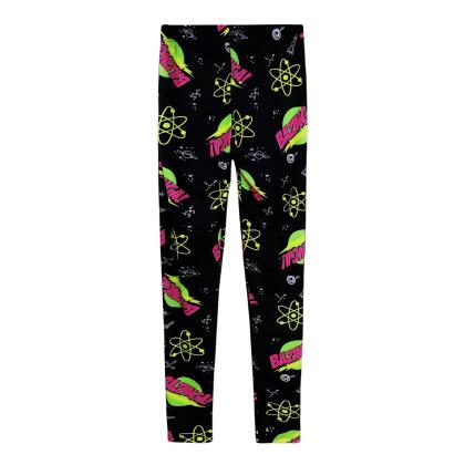 Big Bang Theory Braniac Bazinga Leggings Adult 