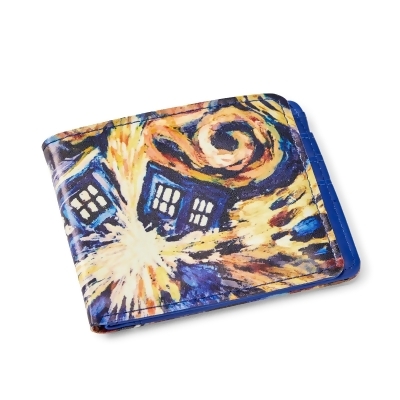 Doctor Who Bi-Fold Wallet Van Gogh Exploding TARDIS 