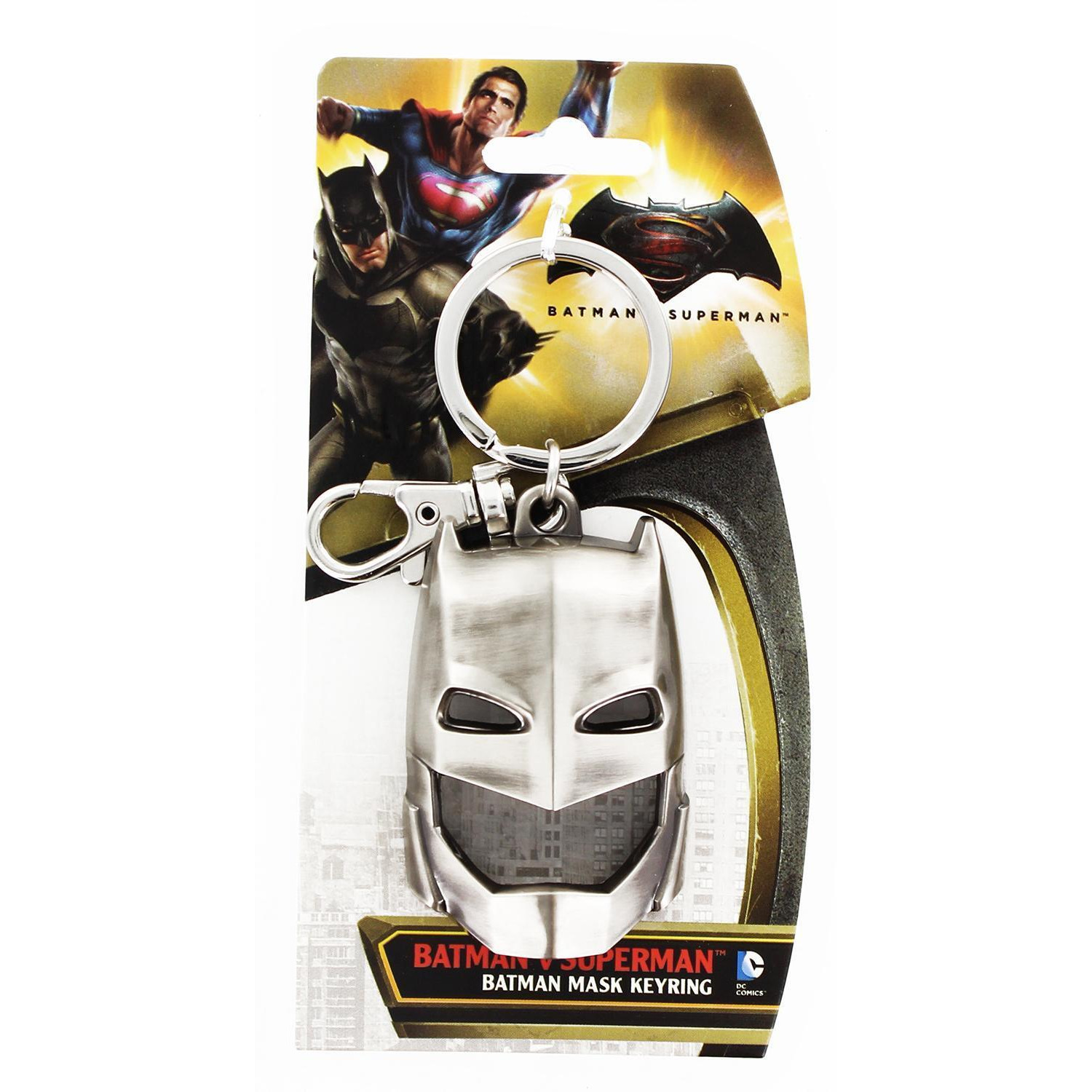 DC Comics Pewter Key Ring: Batman Mask
