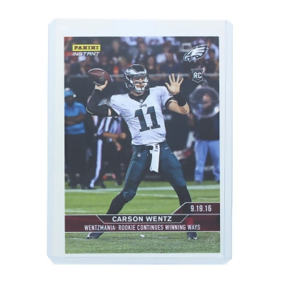 NFL Philadelphia Eagles Carson Wentz #46 2016 Panini Instant Base Card 