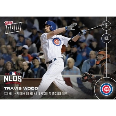 MLB Chicago Cubs Travis Wood #556 2016 Topps NOW Trading Card 