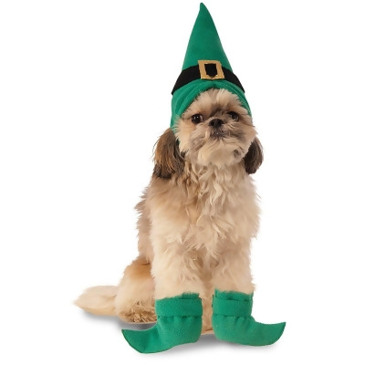 Elf Hat w/ Boot Cuffs Dog Costume 