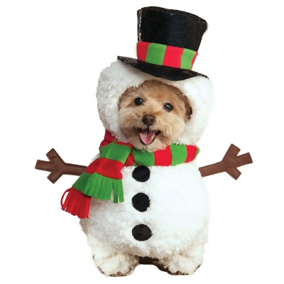 Walking Snowman Pet Costume 