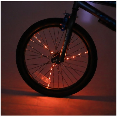 Spoke Brightz LED Bicycle Spoke Accessory, Orange 