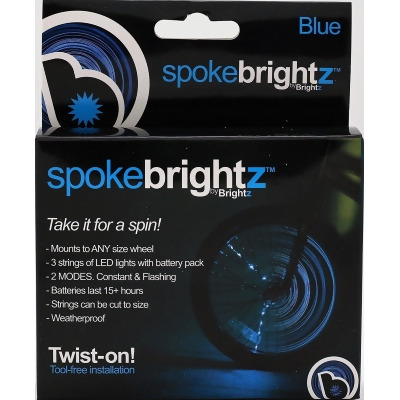 Spoke Brightz LED Bicycle Spoke Accessory, Blue 