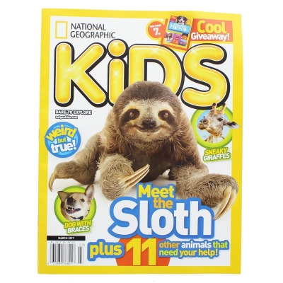 National Geographic Kids Magazine: Meet the Sloth (March 2017) 