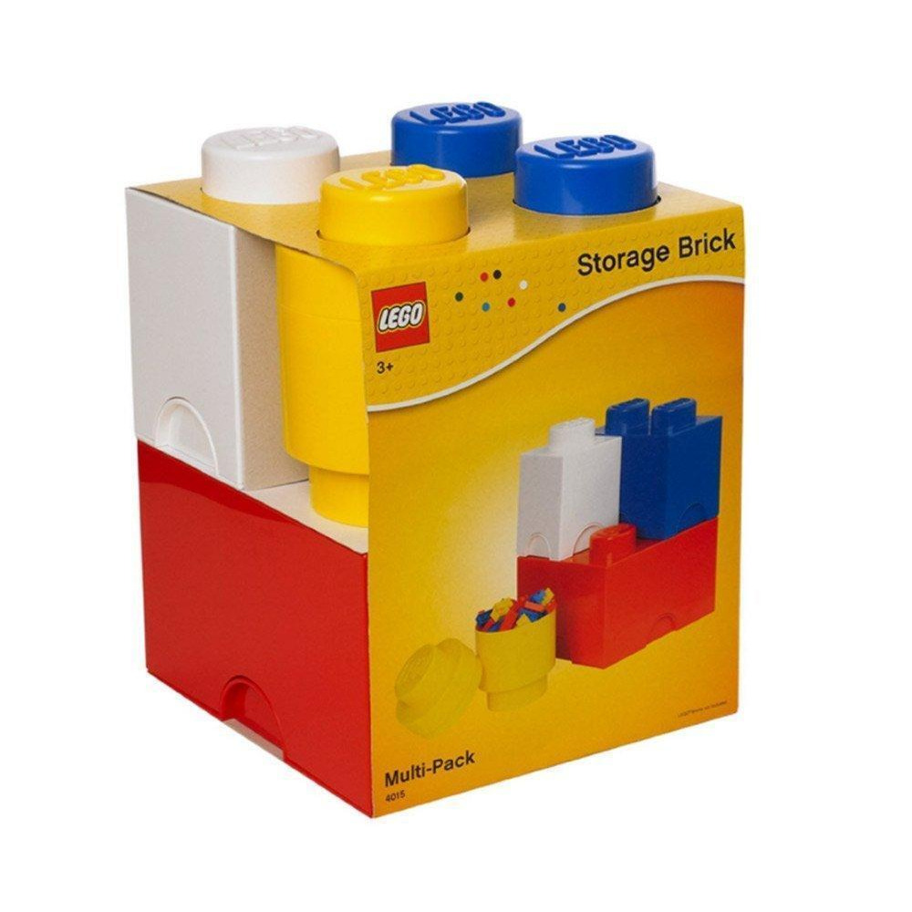Lego Cool Yellow Storage Brick 4