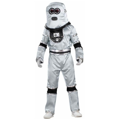 Ragazzi Ragazze Bambini Robot Costume Metallico Argento Costume