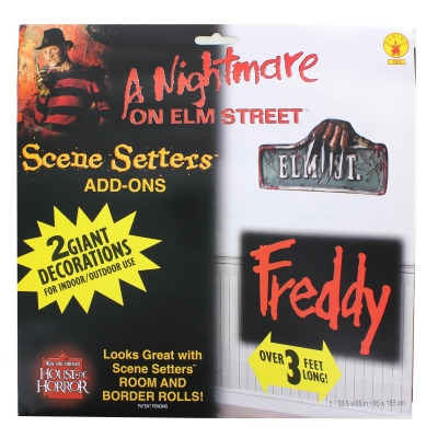 A Nightmare on Elm Street 2-Piece Halloween Sign Accessory Set 