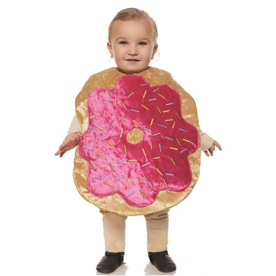 Pink Donut Belly Plush Baby Costume 