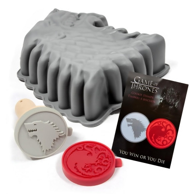 Game of Thrones Baking Set with Cookie Stamps and Cake Pan 
