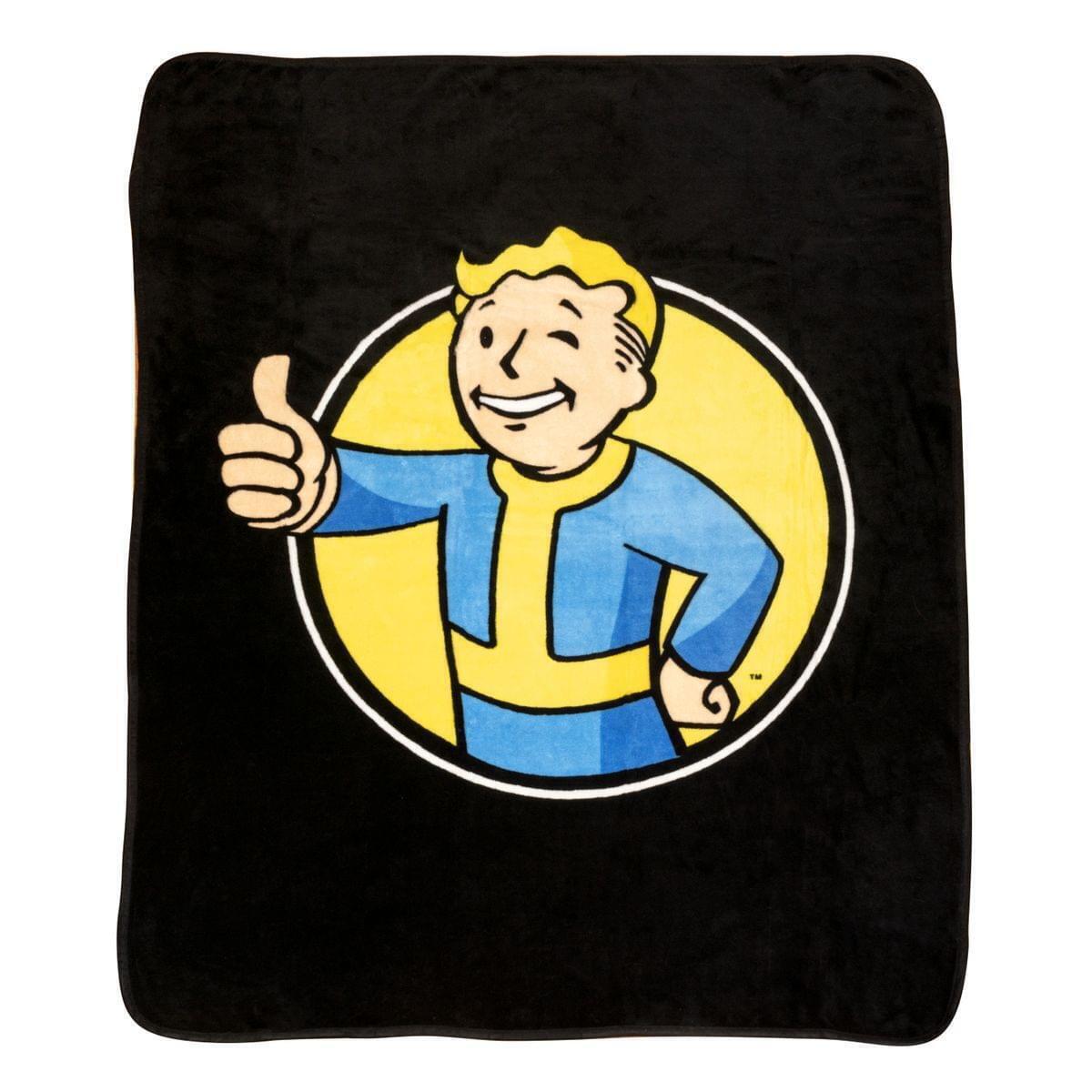 Fallout Vault Boy Lightweight Fleece Throw Blanket | 45 x 60 Inches