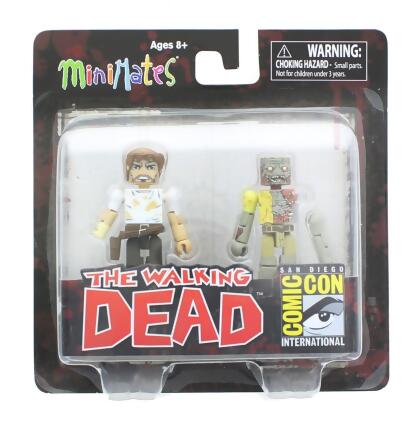The Walking Dead Exclusive Minimates 2 Pack - Rick Grimes & Walker 