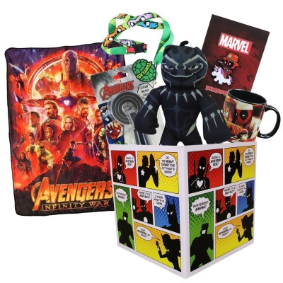 Super Hero Collection LookSee Box Avengers Throw Blanket Deadpool Black Panther 