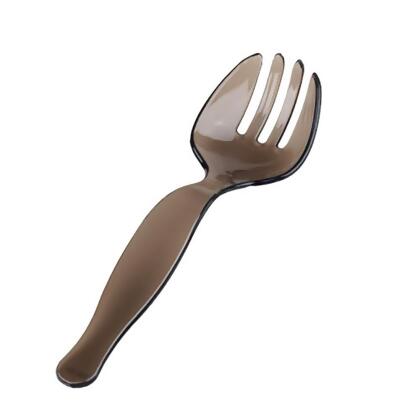 Plastic Salad Serving Fork - Smoke Color - One Fork 