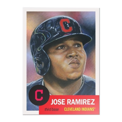 Cleveland Indians #20 Jose Ramirez MLB Topps Living Set Card 