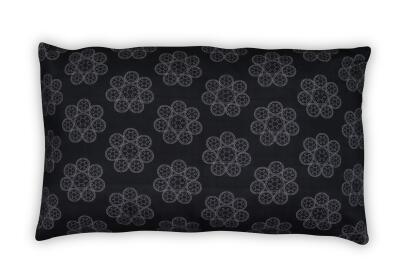 Star Wars Lumbar Throw Pillow | White Imperial Symbol Pattern | 15 x 24 Inches 