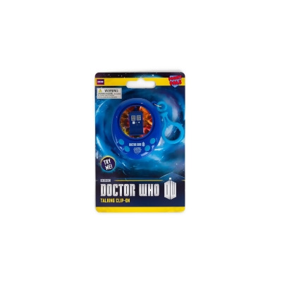 Doctor Who TARDIS Talking Clip On Keychain - Pocket Pal & Backpack Keyring 