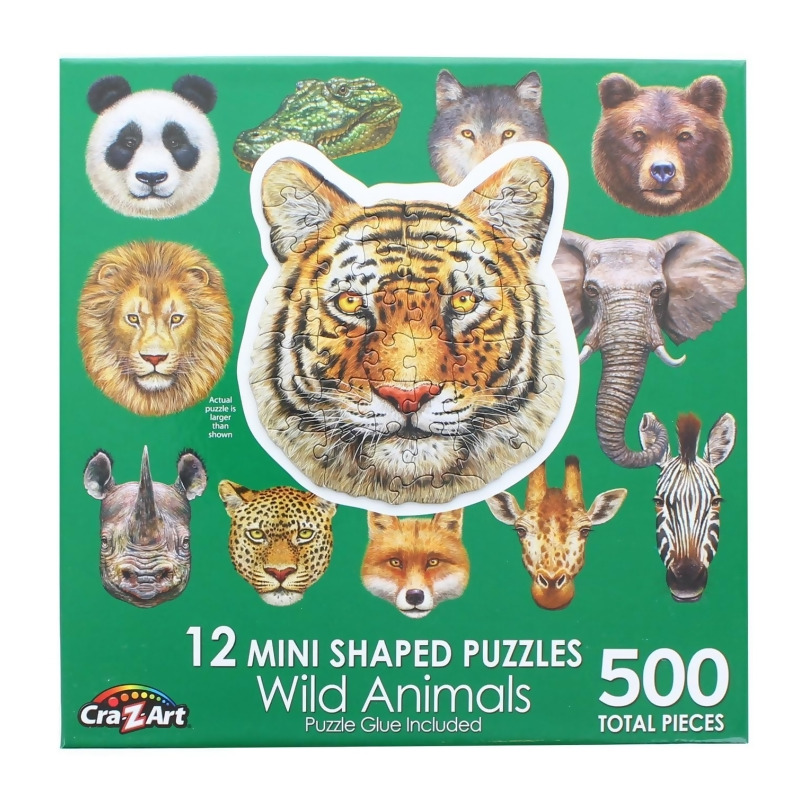 Cupcakes I12 Mini Shaped Jigsaw Puzzles500 Color Coded Pieces 