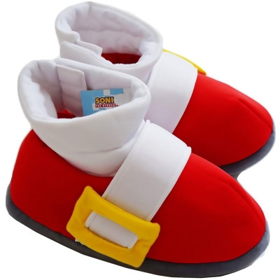 Sonic the Hedgehog Red Running Shoes Plush Cosplay Slippers | One Size 