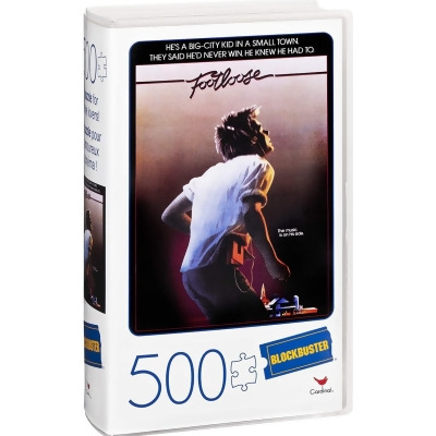 Footloose 500 Piece Jigsaw Puzzle in Plastic VHS Video Case 