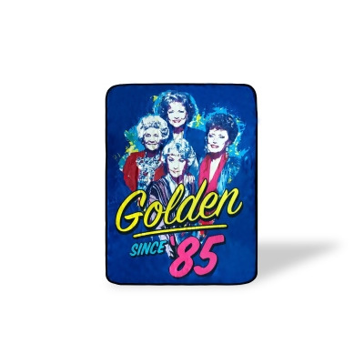 The Golden Girls Golden Since 85 Large Fleece Throw Blanket | 60 x 45 Inches 