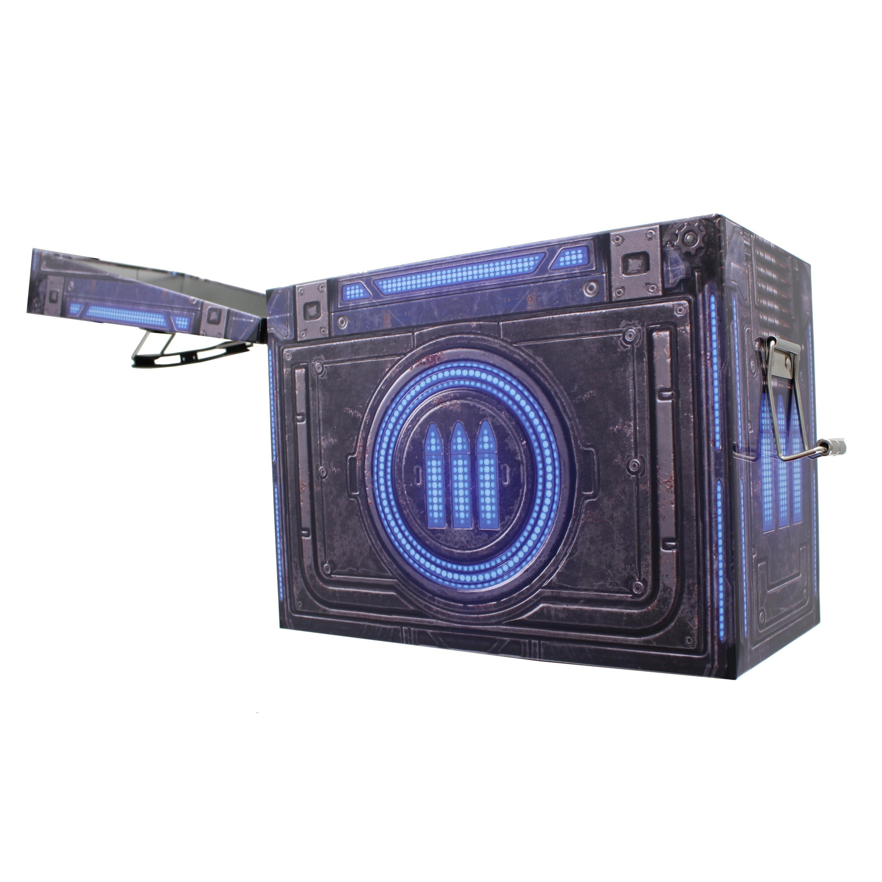 Gears Of War Tin Ammunition Storage Box | Collectible Gears 5 Latched Ammo Crate