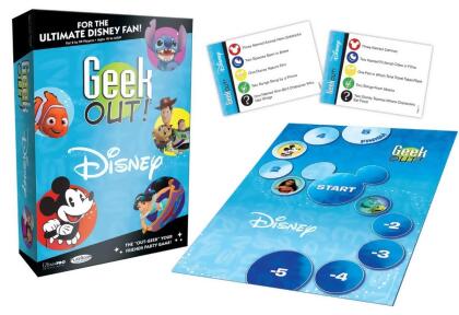 Disney Geek Out! Trivia Card Game | For 2+ Players 