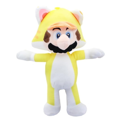 Super Mario 12 Inch Character Plush | Cat Mario 
